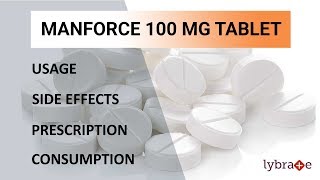 Manforce 100 Mg Tablet  Uses Side Effects Prescription amp Consumption  2019 [upl. by Clarisa]