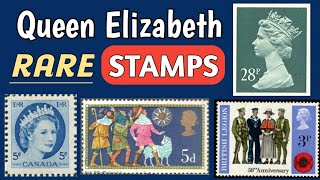 Queen Elizabeth Stamps Worth Money  Most Expensive UK Stamp Collection [upl. by Michelina]