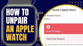 How To Unpair Apple Watch 9 WithWithout iPhone [upl. by Yziar]