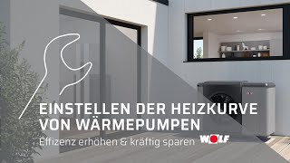 Einstellen der Heizkurve von Wärmepumpen  Effizienz steigern amp kräftig sparen [upl. by Vinia405]