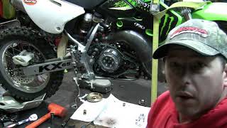 2006 KX65 Clutch and Water Pump replacement repair [upl. by Aldin417]