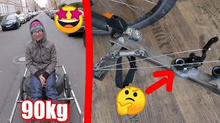 🌟DIY AUFLAUFBREMSE und FAHRRADANHÄNGER selber bauen und TESTFAHRT🚳 F2 Fahrradwohnwagen bauen [upl. by Kyrstin]