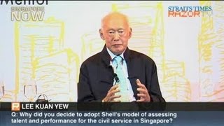 Lee Kuan Yew on the meaning of life [upl. by Krasner]