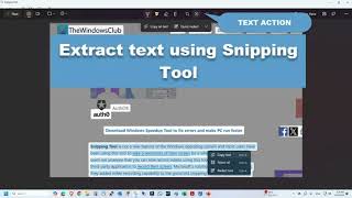 Did you know you can extract or redact text using the Snipping Tool in Windows 11 [upl. by Enimzaj115]