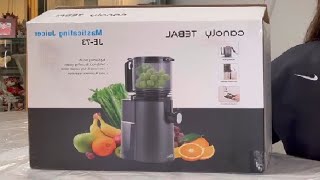 Cold Press Juicer Slow Masticating Juicer Juicer Machines for Whole Vegetables and Fruits [upl. by Ainyt193]