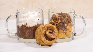 5 Minute Vegan Desserts You Can Make in the Microwave [upl. by Lenes]