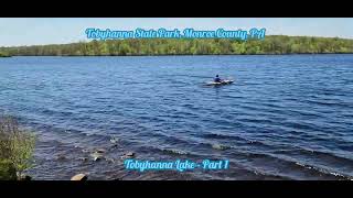 Tobyhanna Lake  Part 1 at Tobyhanna State Park Monroe County Pennsylvania USA [upl. by Litnahc]