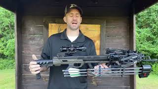 Killer Instinct Rapid 420 Crossbow Review Budget friendly Crossbow with a bunch of features [upl. by Aiclid]