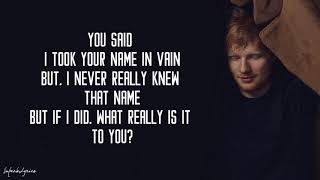 Ed Sheeran  Hallelujah Lyrics [upl. by Aynam]