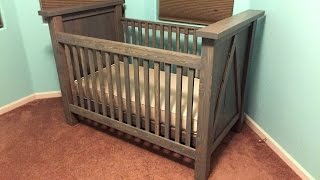 DIY Custom Baby Crib Build  Timelapse [upl. by Mihcaoj]