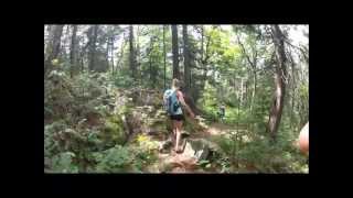 Hiking to Lake Solitude Mount Sunapee State Park [upl. by Ahsaek627]