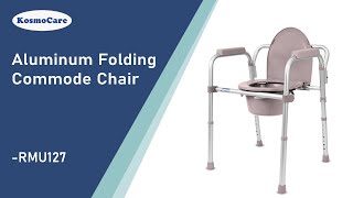 KosmoCare Aluminum Commode Chair  Features RMU127 [upl. by Valery]