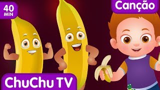 Banana Cançõe Banana Song  Canções Infantis em Português  ChuChu TV [upl. by Lea]