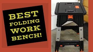 Best Portable Folding Work Table Workbench Worx Pegasus  Keter  Dewalt Clone [upl. by Fiora]