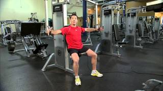 Life Fitness Pro2 PecFly Instructions [upl. by Hctud299]