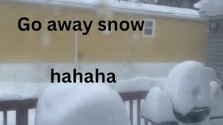 IAM SO OVER IT NOW HAHAH NOVA SCOTIA SNOW STORM [upl. by Ajan]