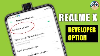 Realme X Developer Option Setting  Realme Smartphone [upl. by Iris]