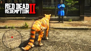 Playing As Animals In Red Dead Redemption 2 [upl. by Rebmetpes959]