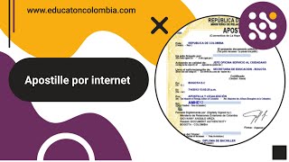 Apostilla por internet [upl. by Kermie328]