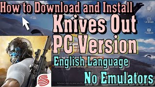 How to Download and Play Knives Out PC Version on Windows English Language [upl. by Bijan]