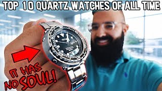 Top 10 Quartz Watches Of All Time [upl. by Leilamag225]