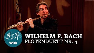 Wilhelm Friedemann Bach  Duett für 2 Flöten Nr 4 FDur  WDR Sinfonieorchester [upl. by Neved632]