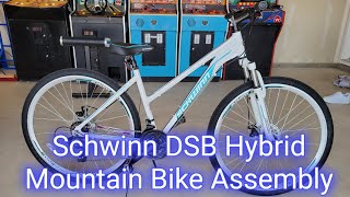 How To Assemble Schwinn DSB Hybrid Mountain Bike  700c Wheels 21 Speed [upl. by Kifar235]