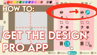 How to Get the Designer Pro App  Animal Crossing New Horizons [upl. by Didi688]