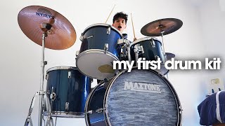 I played my FIRST DRUM KIT again after 9 YEARS [upl. by Efren]