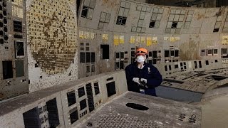 inside Chernobyl ЧАЭС sarcophagus 2016  reactor 4 control room and leadlined corridors [upl. by Carissa]