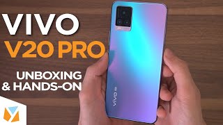 vivo V20 Pro Unboxing amp Handson [upl. by Eivi]