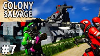 Space Engineers  Colony SALVAGE  Ep 40  The BATTLE of Salvage [upl. by Ontine]