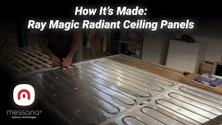 How Its Made Messana Ray Magic® Gypsum Radiant Ceiling Panels Heating amp Cooling [upl. by Enialem]