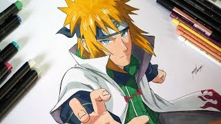 Drawing Minato From NARUTO [upl. by Allin]