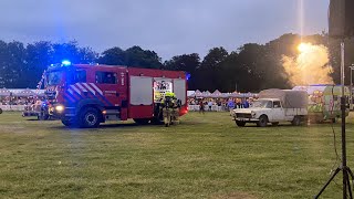 Brandweer Kootwijkerbroek met spoed bij demonstraties [upl. by Monia343]