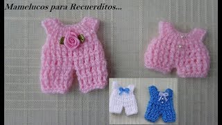 Mamelucos para recuerditos crochet recuerditos recuerdosnorma souvenirulangtahun [upl. by Pals]