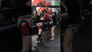 Kickboxing Sparring Drills  Entering and Exiting the Fight with Tiffany Van Soest [upl. by Ardua]