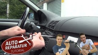 Radio und Klimabedieneinheit ausbauen  Klimabedienteil BMW E46  DIY Tutorial [upl. by Eve]