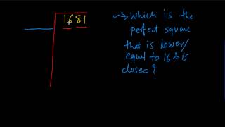 Finding square root of number using long division method [upl. by Eltsyrhc221]