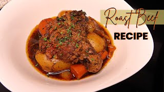 SUNDAY POT ROAST  How to Cook a Tender Roast with Potatoes and Carrots in the Oven [upl. by Wagner915]