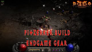 Pitzerker Build In Endgame Gear  Diablo 2 Resurrected 24 PTR [upl. by Wira]