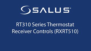 RT310 Series Thermostat  Receiver Controls [upl. by Schnapp]