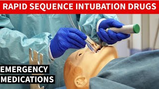 Rapid Sequence Intubation Drugs RSI Emergency medications [upl. by Eilata744]