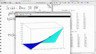 Scilab  Basic 3D Plot Thai [upl. by Milton]