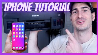 How to Print from an iPhone to Canon Printer or iPad same process [upl. by Navada176]