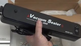 Best Vacuum Sealer Machine 2019 Sold On Amazon by Moer Sky Review [upl. by Tertia]