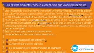 Ejercicios Resueltos 331 Lectura Comprensiva Examen ENES SENESCYT SNNA [upl. by Fulvi]