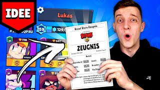 IDEE Dein BRAWL STARS ZEUGNIS 😨 Wie gut bist du  Brawl Stars deutsch [upl. by Adiazteb823]