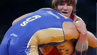 Natalia Vorobieva Russia Wins Gold Womens 72kg Wrestling Freestyle in London 2012 [upl. by Aem]