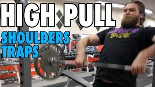 HIGH PULL  Shoulders  HowTo Exercise Tutorial [upl. by Langley]